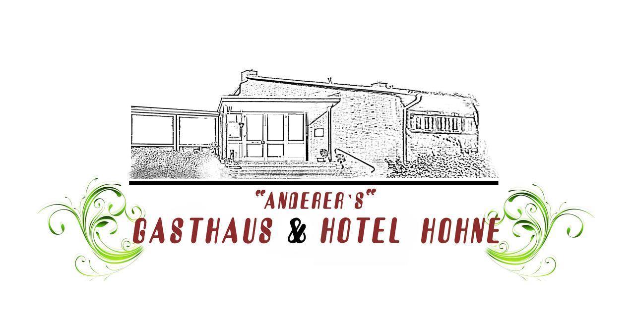 "Anderer'S" Gasthaus & Hotel Hohne 外观 照片